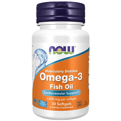 NOW Omega-3 Fish Oil | 200 Softgels